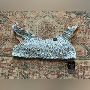 Cotton On Floral Bikini Top/Size M/NWT